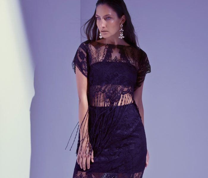 See Need Want Black Party Season Fashion Inspiration Lace Fringing Copy