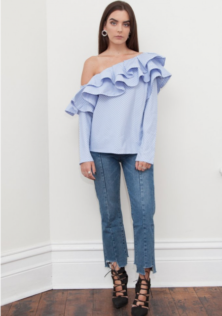 See Need Want Fashion Autumn Must Have Ruffled Shirt Hello Parry