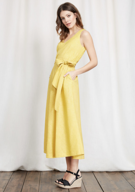 See Need Want Fashion Linen Dress Boden
