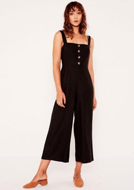 See Need Want Fashion Linen Jumpsuit Glassons