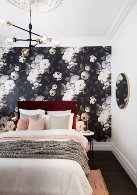 See Need Want Interiors Floral Wallpaper