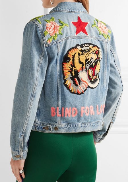 See Need Want Trend Alert Patched Denim Personal Style Gucci Back