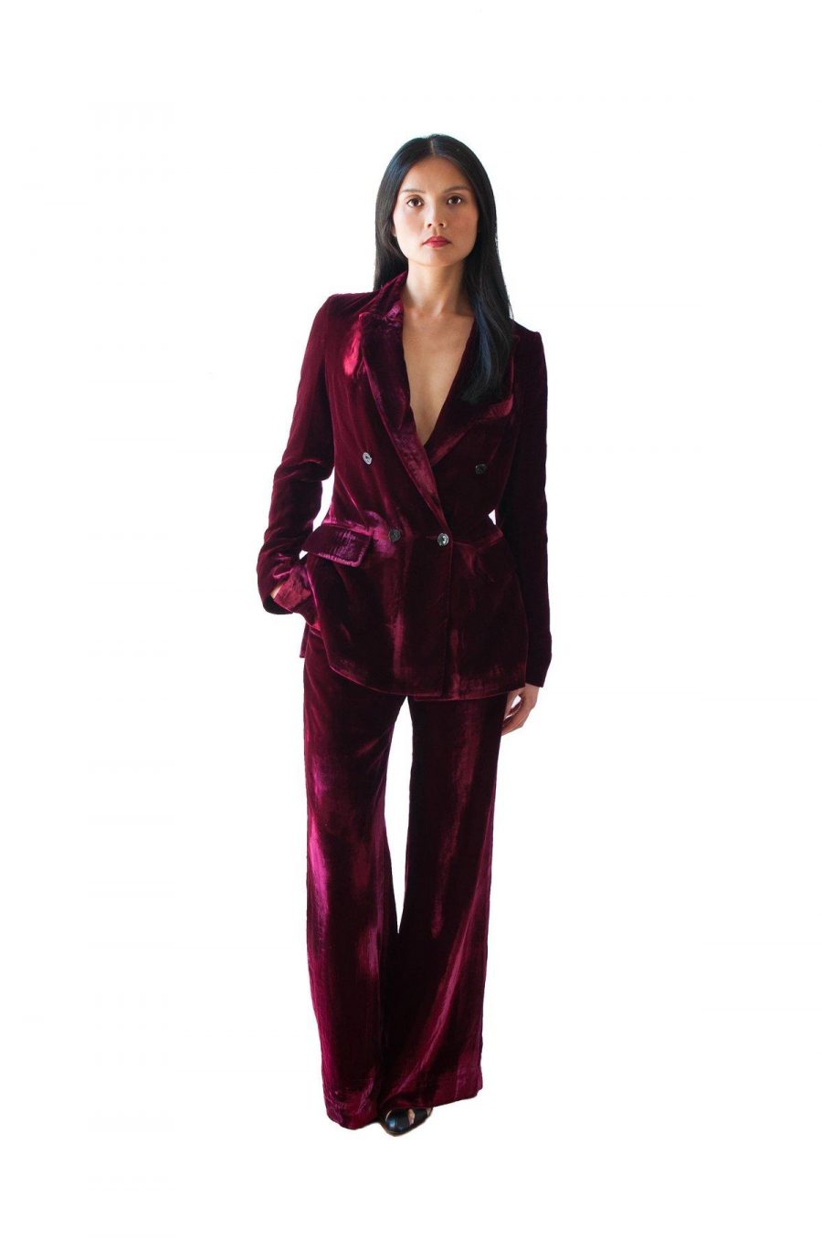 See Need Want Fashion Trend Velvet Suit