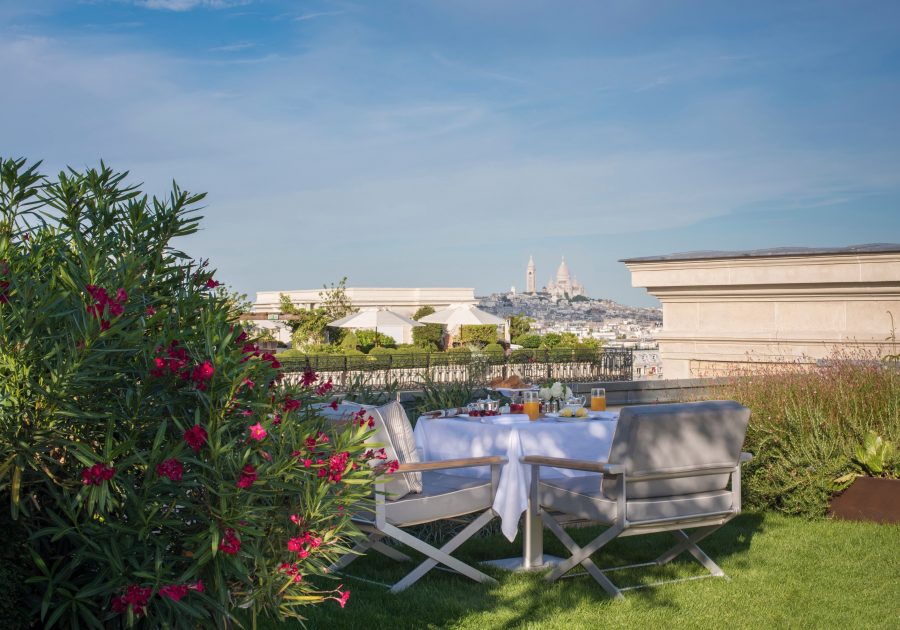 See Need Want Travel The Peninsula Paris Hotel Garden Suite View Montmartre