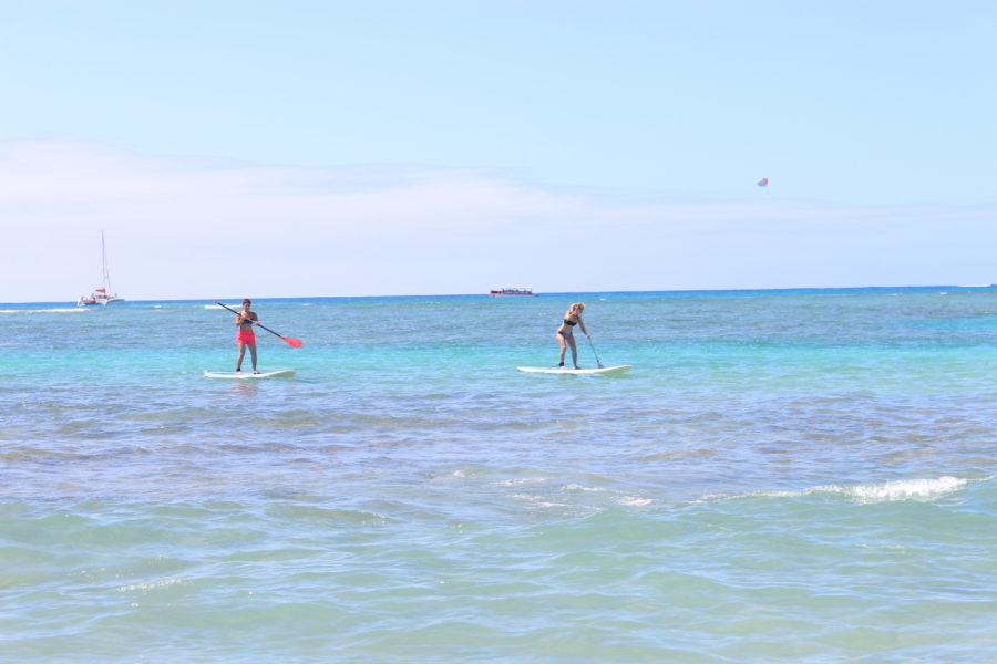 What To Do In Hawaii Travel Story Family Holiday Hit The Beach Paddleboarding