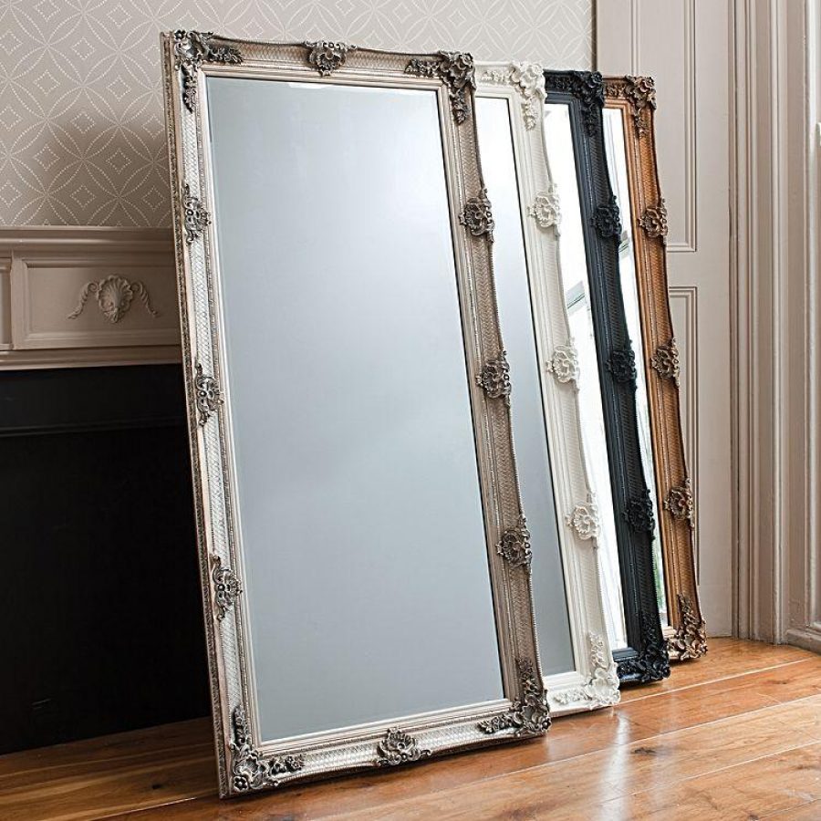 How To Instantly Make Your Home Look Bigger Large Leaning Mirror Artdeco Frame Zanui