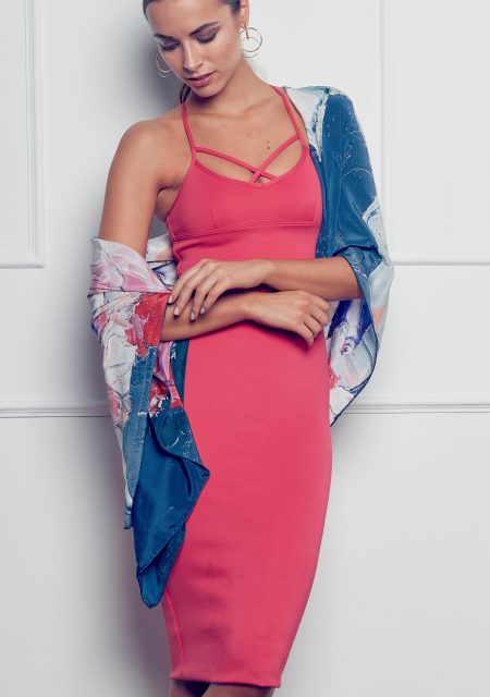 Monika Radlovic Sweet And Sexy Fashion Trends Bodycon Dress Pink 3