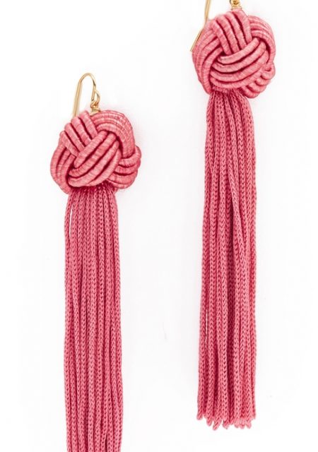 See Need Want Fashion Trend Pink Tassel Earrings Shopbop