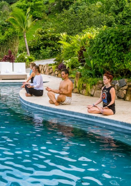 The Retreat Costa Rica Pool Meditation