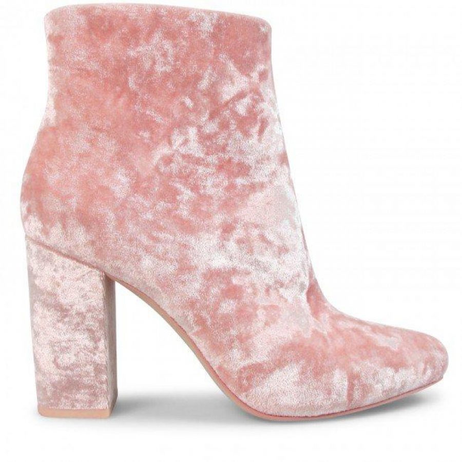 See Need Want Fashion Trend Pink Velvet Boots Wittner