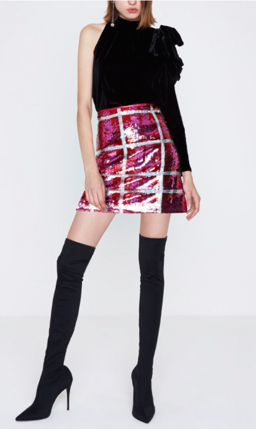 See Need Want Fashion Trend Sequinned Skirt River Island