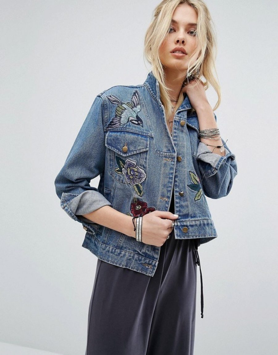 See Need Want Trend Alert Embroidered Denim Asos 3