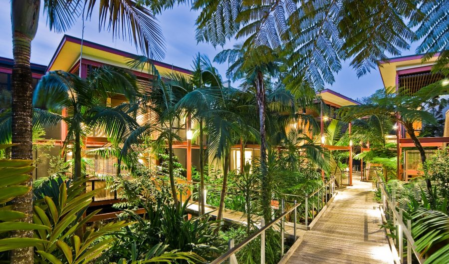Tropical Getaway Travel Destination Byron At Byron Rainforest Rooms Low Res