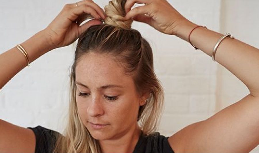 How To Do A Half Top Knot
